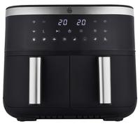 7.6L CYCLONIC DUAL AIR FRYER BLACK; SD10518BLK (SWAN) Qty X 1