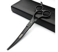 7/7.5-inch Japanese Professional Hair Clipper Styling Hair+Alicia Black Slimming Scissors (1, 7-inch Cutting Scissors-A)
