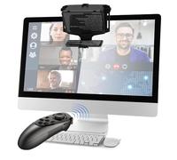 7.7-Inch Portable Teleprompter for phone and Camera - 3-in-1 Handheld/Desktop/Monitor Setup, HD 70/30 Beam Splitter Glass, Remote Control Included, Compatible with iOS & Android