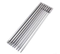 7.78In Hollow For Torx Screwdriver Bit Hex Shank 1/4 Inch for T8 T27 T40 Designed for Electric Drills and Rechargeable Drivers (T27)