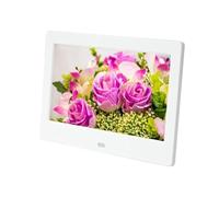 7/8/10 In LED Digital Photo Frame WiFi Electronic Album with Music Video Playback Supports Multiple Languages for Home Office(White,7in)