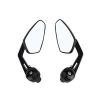 7/8'' 22mm Bar End Side Rear View Mirror For Aprilia For Victory Accessories Motorcycle Cruiser Chopper ATV Aluminum Motorcycle Rearview Mirror(White lens)