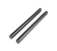 7/8" 22mm Handlebar Tubes - Keenso 1 Pair Universal 7/8" Motorcycle Handlebar Tubes Clip-on Replacement Accessory (Black)