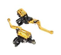 7/8" 22mm Left and Right Handlebar Motorcycle Hydraulic Brake Master Cylinder Clutch Levers Sets Brake Handle Lever(G)