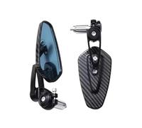7/8"22MM Motorcycle Accessory Rearview Mirror Carbon Fiber Handlebar End Mirrors For Soco TC Max/50/Wanderer TS 50 Motorcycle Rear View Side Mirrors