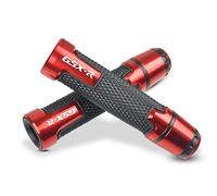 7/8'' 22mm Motorcycle CNC Aluminum Powersports Handlebar Grips with Grip Ends for GSXR 125 250 300 600 750 1000 Red