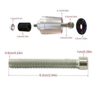 7/8"22MM Motorcycle Handle Bar End Cap Plugs Handlebar Grips Replacement For VFR400 NC30 VFR750 VFR800/F VFR 800 VFR1200/F Motorcycle Bar Ends(2)