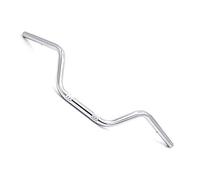 7/8"22mm Motorcycle Handlebar Drag Straight Bar For Honda Kawasaki Chopper Bobber Cruiser Custom CG Vintage Retro GN (Chrome)