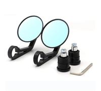 7/8'' 22mm Motorcycle Handlebar End Mirror Aluminum Alloy Round Rearview For Benelli 125S BN150 TRK