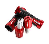7/8'' 22mm Motorcycle Handlebar Non-slip Grips Ends Handle Bar Anti-skid Grip End FOR XT600 XT 600 XT-600 1984 1985 1986(Rood)