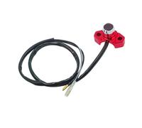 7/8" 22mm Motorcycle Handlebar Switch Mount For Horn Electric Power Start Kill Switch With Self-Return Button CNC Aluminum Motorbike Parts Handlebar Ignition Switch