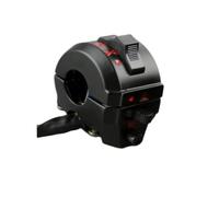 7/8" 22mm Motorcycle Motorbike Handlebar Left Right Side Control Switch High/Low Beam Light Turn Signal Horn Switch Parts(Left)