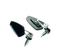 7/8" 22mm Motorcycle Rearview Side Mirrors Universal Scooter Bar End Handlebar Mirror Accessories Motorcycle Mirrors(WHITE)
