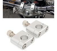 7/8" 22mm Standard HandleBar Handle Fat Bar Riser Mount Clamp Adaptor Universal Motorcycle Pit Dirt Bike Racing ATV CNC