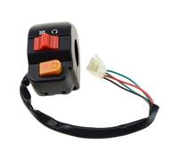 7/8" 22mm Universal Motorcycle Right Handlebar Mount Headlight Switch Button With Ignition Switch For E-Bike ATVs Scooters Motorbike Accessories ignition switch button