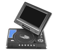 7.8/9.8 Inch Portable Home Car DVD Player VCD CD Game TV Player USB Radio Adapter Support FM Radio Receiving Easy To Use(9.8 inch)
