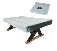 7/8/9FT Heavy Duty 600D Polyester Canvas Billiard Pool Table Cover(7 Colors Available) (Gray, 7-Foot)