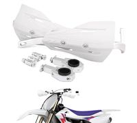 7/8" and 1 1/8" Aluminum Motocross Handguards Universal Hand Guards For Dirt Bike Motorcycle MX Supermoto Racing ATV Quad KAYO (White)