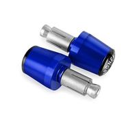 7/8'' Anti-Slip Grip Hand Motorcycle Handlebar Handle Bar Grips End Plug For HONDA VT250 1983 1984 1985 1986 1987 1988 1989 1990(Blue Ends NO LOGO)