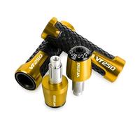 7/8'' Anti-Slip Grip Hand Motorcycle Handlebar Handle Bar Grips End Plug For HONDA VT250 1983 1984 1985 1986 1987 1988 1989 1990 7/8 Inch 22mm(B-GOLD)