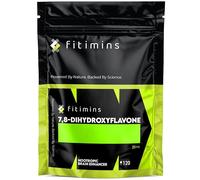 7,8-DHF (Dihydroxyflavone) 25mg Nootropic Supplement | 120 Vegan Capsules, 4 Month Supply | for Memory & Learning Boosting, Protects Cognitive Health, Antioxidant Properties | Fitimins