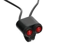 7/8" Handlebar Motorcycle 2 Control SwitchesAluminum Alloy Switch Refit Waterproof Universal Light Indicator Switch 12V Motorbike Parts Motorcycle killer switch
