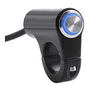 7/8'' Handlebar On/Off Switch For Motorcycle Dirt Bike ATV LED Headlight Light Driving Running Brake Lights Motorcycle On Off Switch Waterproof