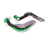 7/8-inch 22mm Handlebar Universal Protector Modification Protective Gear Motorbike Hand Guard Handguard Shield Windproof Handbrush Handlebar Protector Guards(Green)