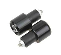7/8 Inch 22mm Motorcycle Handlebar Ends Plug Motorcycle Handlebar Ends Plug Grip Weights Anti Vibration 2 PCS(Black)