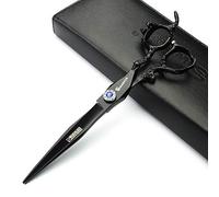 7/8-inch Personalized Scissors Salon Hairstyle Scissors Stainless Steel Hair Styling Tools (7-inch Flat Shear)