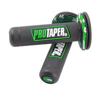 7/8" Motorcross Handle Grips Dirt Bike 22mm 24mm Truster Grips Motorcycle Ergonomic Bar End Non Slip Grip Gel Gep Scooter Cruiser Racing Mountain (Black Green, Pro Taper)