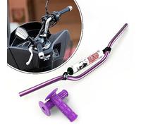 7/8" Motorcycle Handlebars Aluminum Dirt Bike Handlebars with Foam Pad Grips for Pit Bike,Mini Bike,ATV,Honda Grom,KLX110,Ninja 650R CRF70 SSR127 Surron Ridstar Q20 BMX