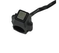 7/8" Motorcycle Power Ignition Start Switch Button With Square Cannula Motorcycle Momentary Switch Handlebar Push Ignition Switch Motorcycle Start Stop Button(Grey)