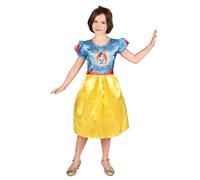 Disney Official Standard Snow White Costume Kids, Snow White Dress Up Outfit, Princess Costumes for Girls Fancy Dress, World Book Day Costumes for Girls Medium