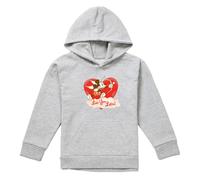 (7-8 Years, Athletic Heather) Disney Childrens/Kids Luv You Lots! Mickey Mouse Vintage Heather Valentine's Day Hoodie