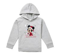 (7-8 Years, Athletic Heather) Disney Childrens/Kids Santa For Christmas Minnie Mouse Heather Hoodie