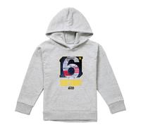 (7-8 Years, Athletic Heather) Star Wars Childrens/Kids 6th Birthday Star Wars Greatest Kid XWing Space Heather Pullover Hoodie