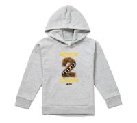 (7-8 Years, Athletic Heather) Star Wars Childrens/Kids Greatest Kid Chewbacca Hoodie