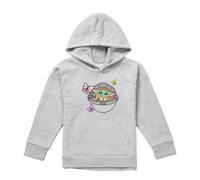 (7-8 Years, Athletic Heather) Star Wars The Mandalorian Childrens/Kids Grogu Butterflies Hoodie