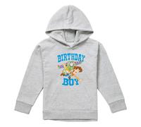 (7-8 Years, Athletic Heather) Toy Story Childrens/Kids Birthday Boy Woody & Buzz Lightyear Heather Hoodie