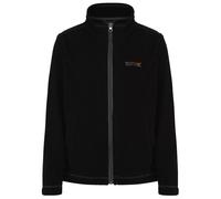 (7-8 Years, Black/Black) Regatta Great Outdoors Childrens/Kids King II Lightweight Full Zip Fleece Jacket