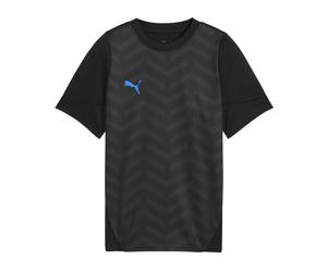 (7-8 Years, Black/Blue) Puma Childrens/Kids IndividualCUP Jersey