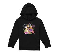 (7-8 Years, Black) Disney Princess Childrens/Kids Snow White Pocahontas Sleeping Beauty Heather Hoodie