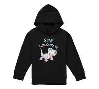 (7-8 Years, Black) Frozen Childrens/Kids Stay Colourful With Fire Spirit Bruni Pullover Hoodie