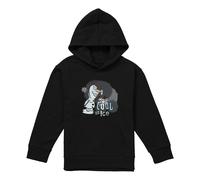 (7-8 Years, Black) Frozen Childrens/Kids The Fire Spirit Are Cool As Ice Olaf & Bruni Hoodie