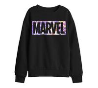 (7-8 Years, Black) Marvel Childrens/Kids Paint Brick Sweatshirt