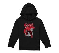(7-8 Years, Black) Marvel Childrens/Kids Red Hulk Cracked Pull Over Hoodie