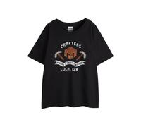 (7-8 Years, Black) Minecraft Boys Short-Sleeved T-Shirt