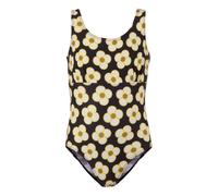 (7-8 Years, Black) Regatta Girls Orla Kiely Spinning Flower One Piece Swimsuit