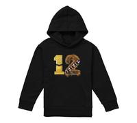 (7-8 Years, Black) Star Wars Childrens/Kids 12 C3PO Chewbacca Hoodie